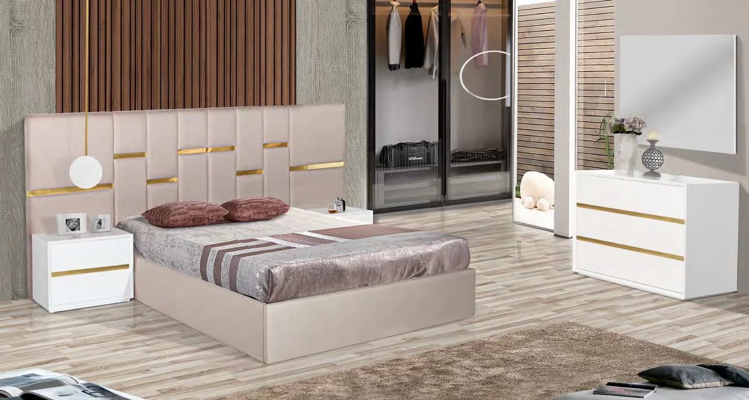 Quarto Praga — camas da coleção City