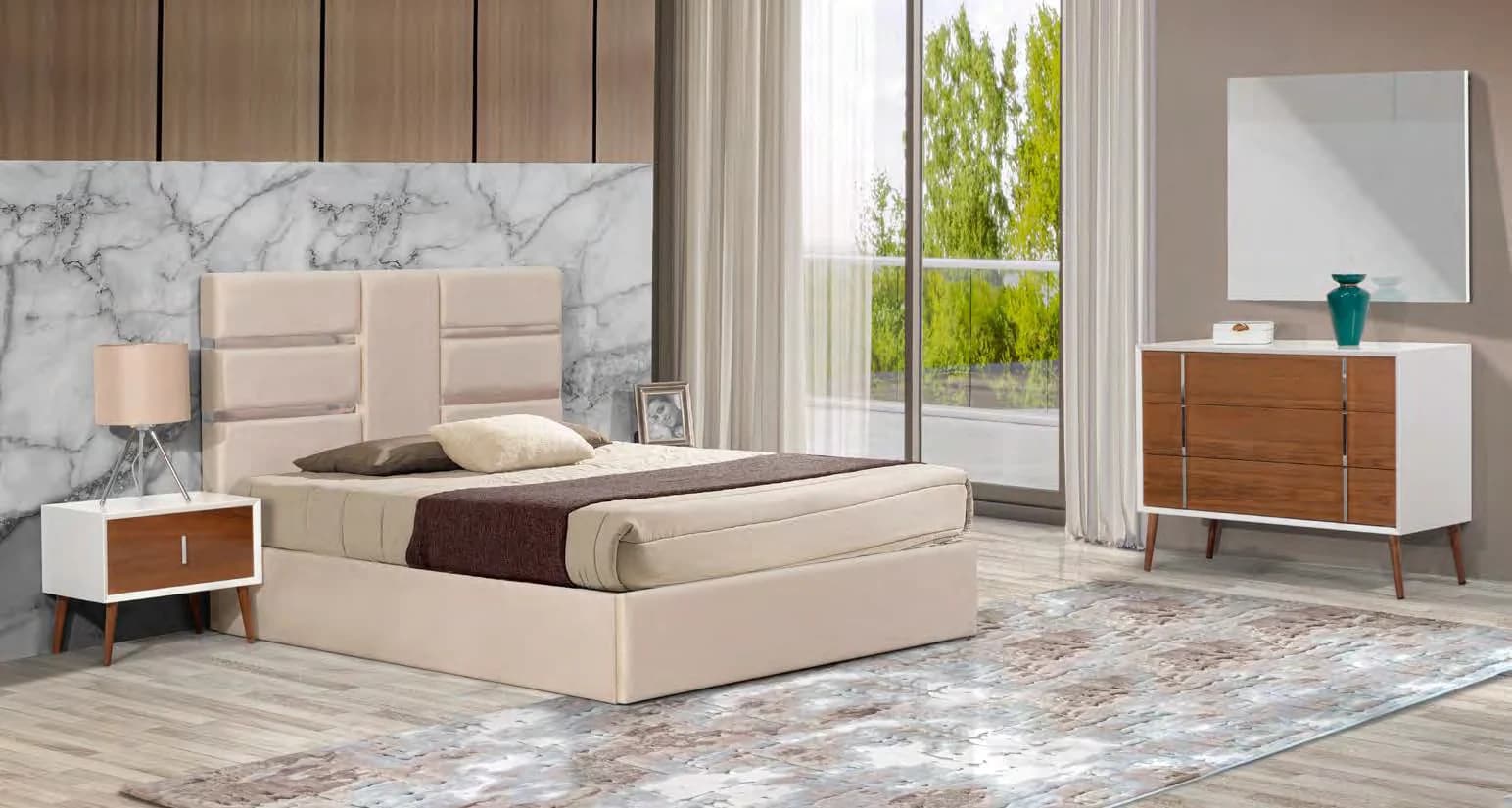 Quarto Roma — camas da coleção City