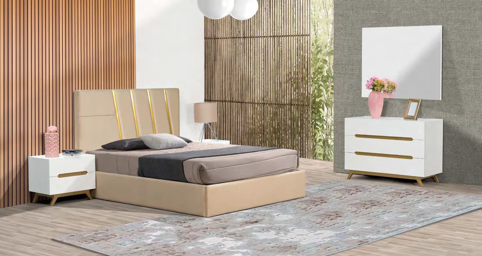 Quarto Oslo — camas da coleção City